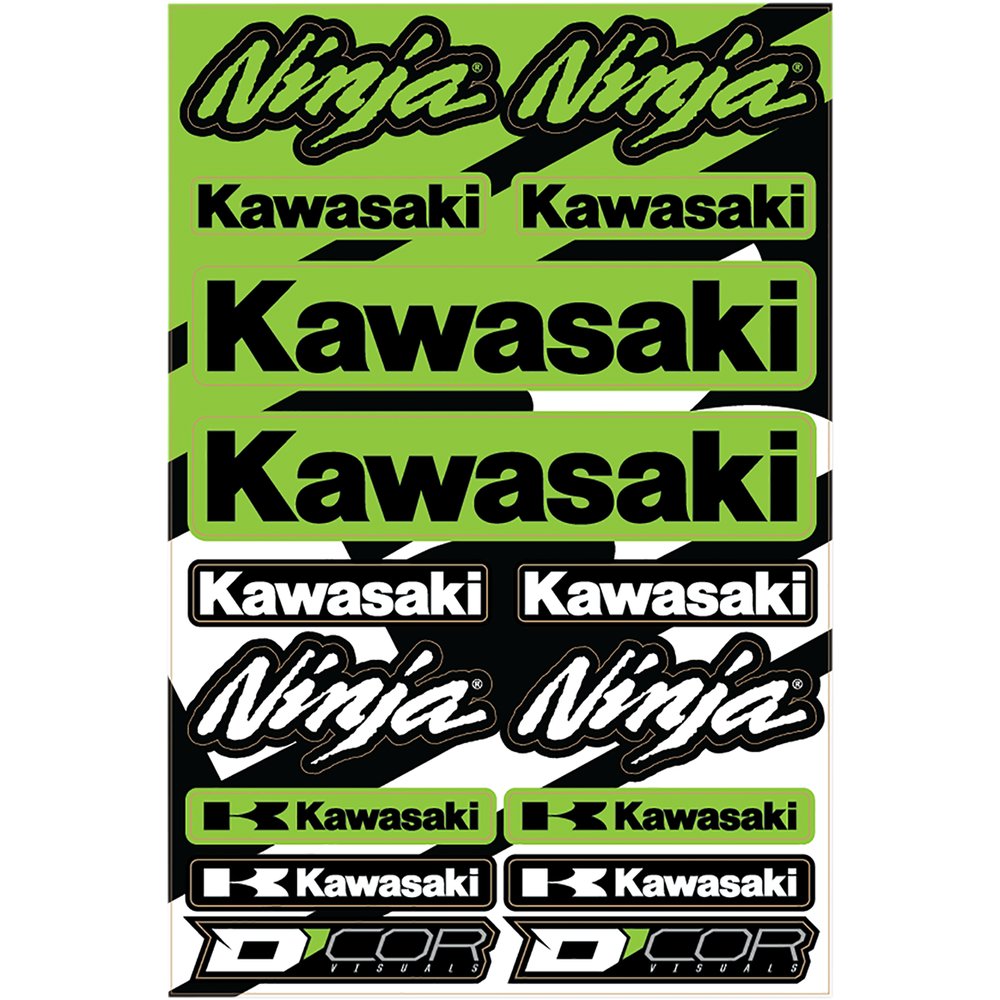 D'Cor Visuals Decal Sheet - Kawasaki Street 40-20-102