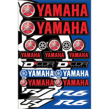 D'COR VISUALS Decal Sheet - Yamaha Street 40-50-102