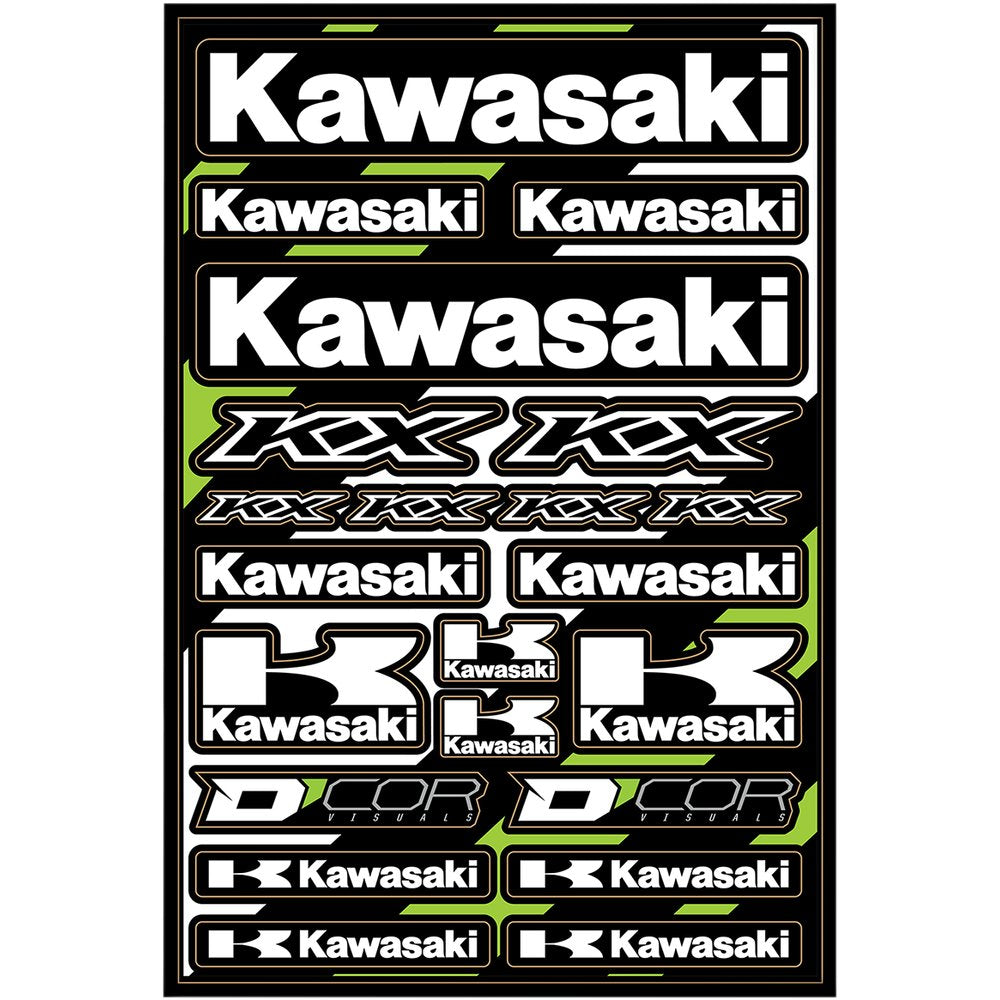 D'COR VISUALS Decal Sheet - Kawasaki Cor2 40-20-101