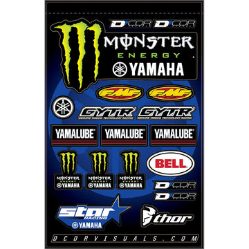 D'COR VISUALS Decal Sheet - Star Yamaha/Monster 40-50-117