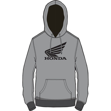 D'COR VISUALS Honda Wing Sweatshirt - Gray - XL 85-204-4
