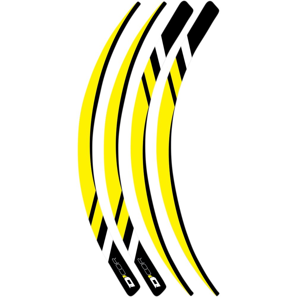 D'COR VISUALS Rim Decal - Yellow 40-80-219