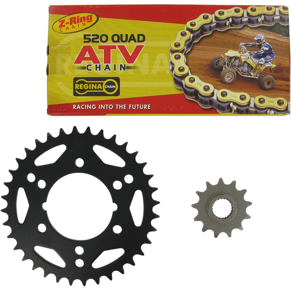 REGINA Chain and Sprocket Kit - Polaris - Scrambler 400/500 - '00-'11 135QUAD/076KPO004