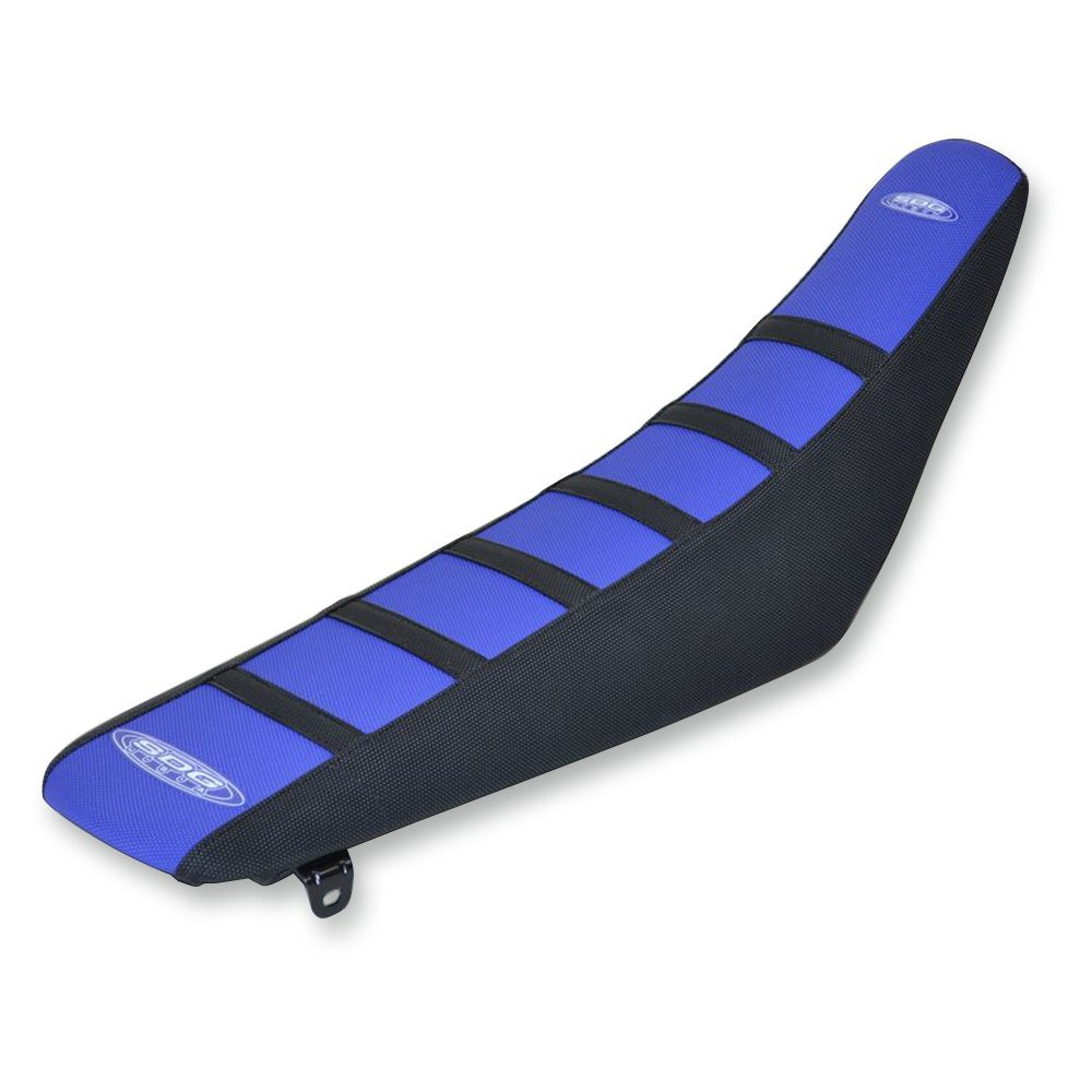 SDG 6-Ribbed Seat Cover - Black Ribs/Blue Top/Black Sides 95916KBK