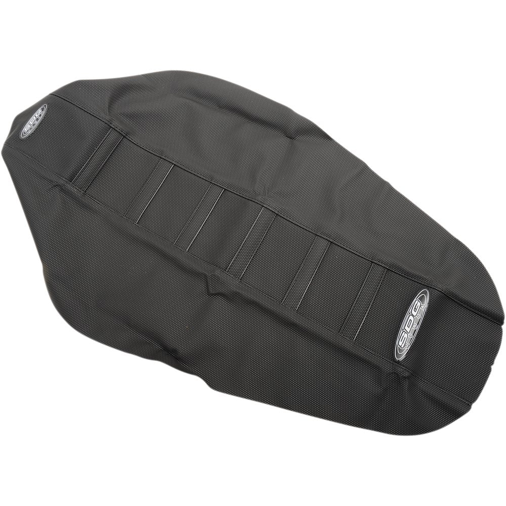 SDG 6-Ribbed Seat Cover - Black Ribs/Black Top/Black Sides 95943