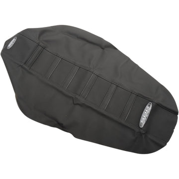 SDG 6-Ribbed Seat Cover - Black Ribs/Black Top/Black Sides 95943