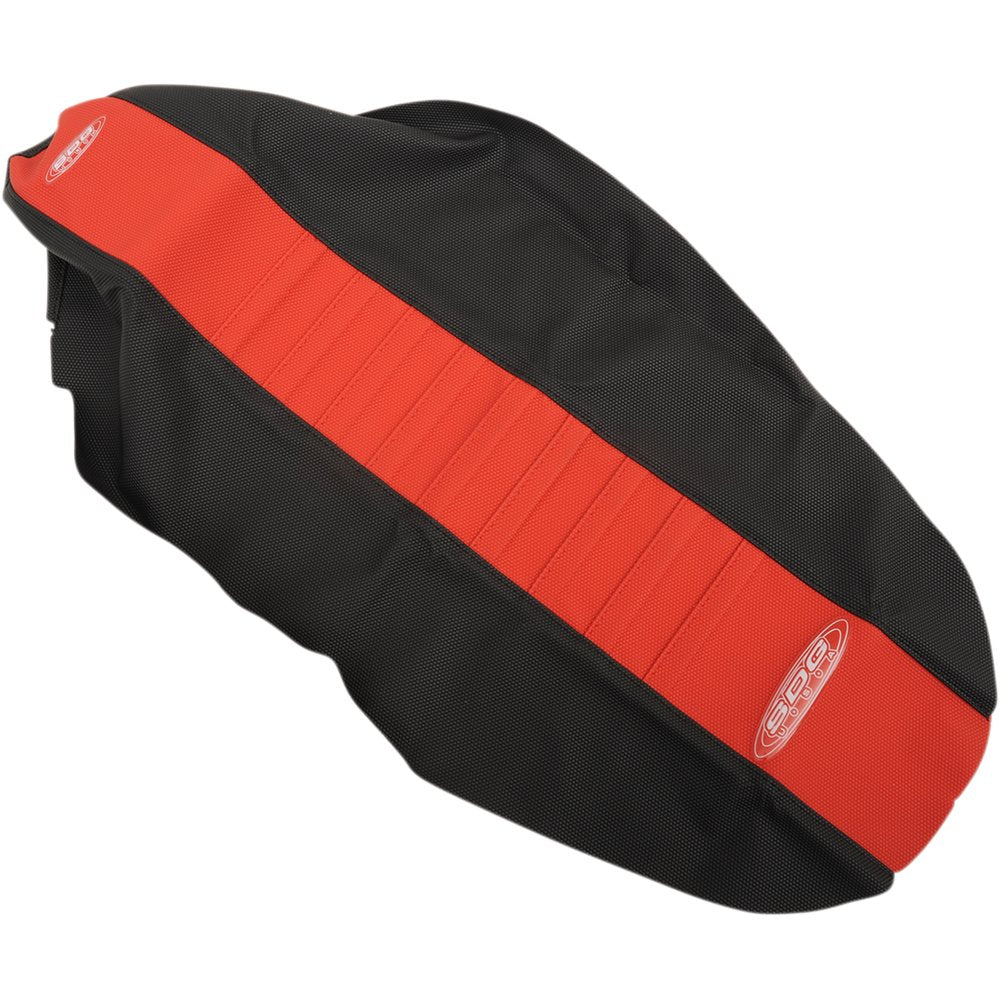 SDG Pleated Seat Cover - Red Top/Black Sides 96343RK