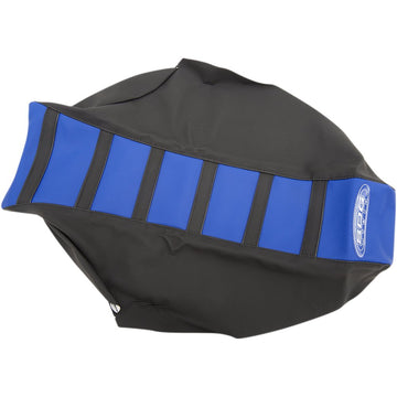 SDG 6-Ribbed Seat Cover - Black Ribs/Blue Top/Black Sides 95945KBK