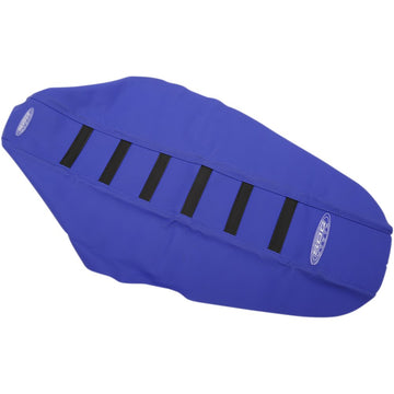 SDG 6-Ribbed Seat Cover - Black Ribs/Blue Top/Blue Sides 95910KBB