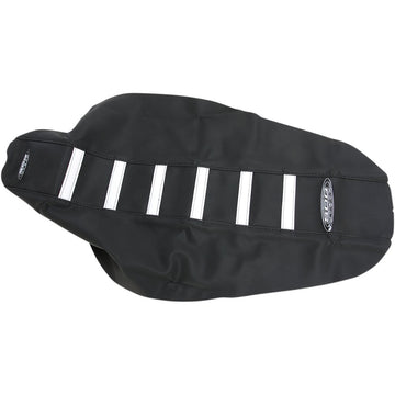 SDG 6-Ribbed Seat Cover - Black Ribs/Red Top/Black Sides 95943KRK