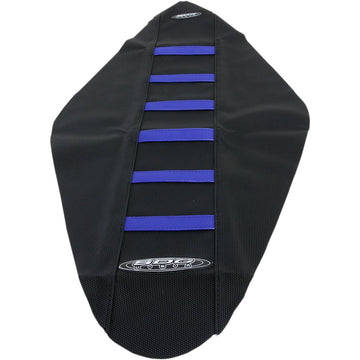 SDG 6-Ribbed Seat Cover - Blue Ribs/Black Top/Black Sides 95939BK