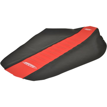 SDG Pleated Seat Cover - Red Top/Black Sides 96337RK