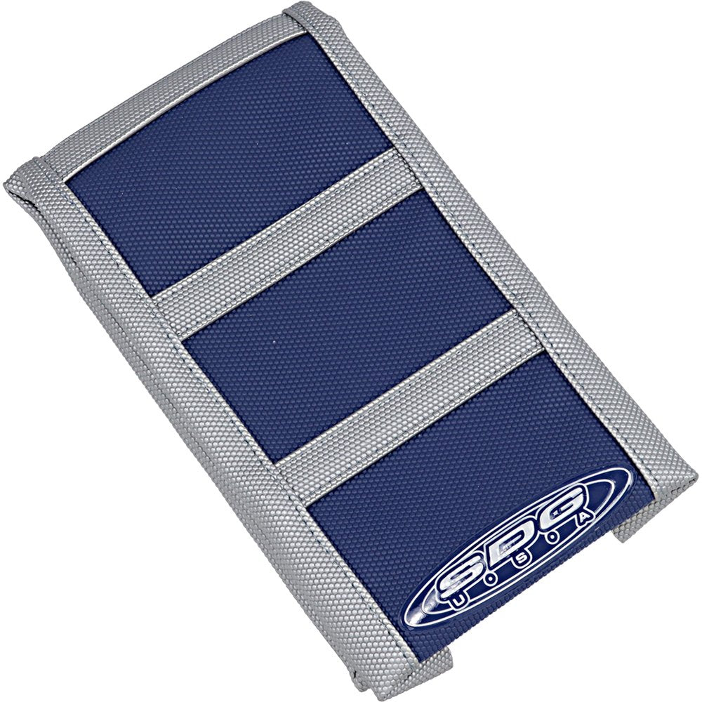 SDG 6-Ribbed Seat Cover - Gray Ribs/Blue Top/Gray Sides 95942XDX