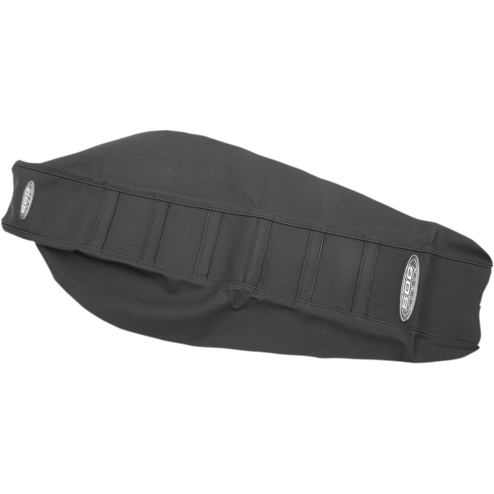 SDG 6-Ribbed Seat Cover - Black Ribs/Black Top/Black Sides 95958