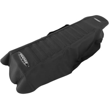 SDG Pleated Seat Cover - Black Top/Black Sides 96346
