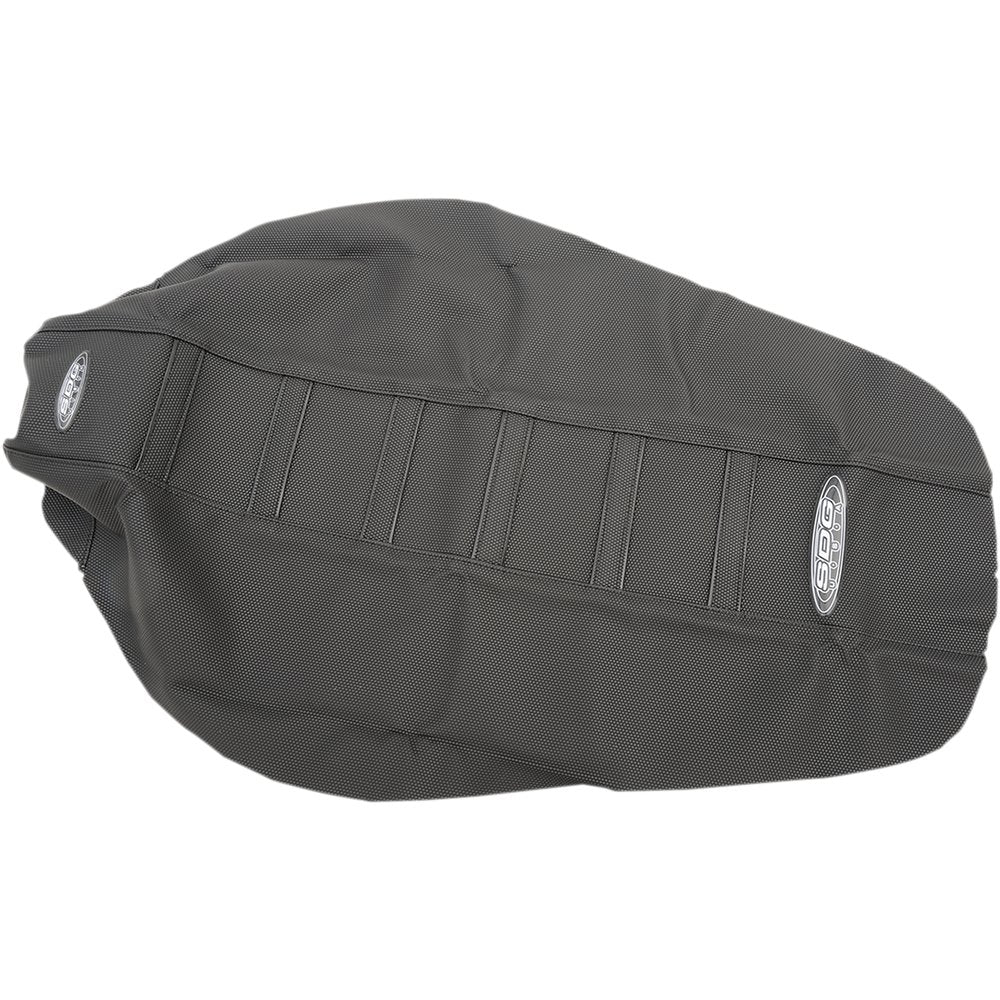SDG 6-Ribbed Seat Cover - Black Ribs/Black Top/Black Sides 95906