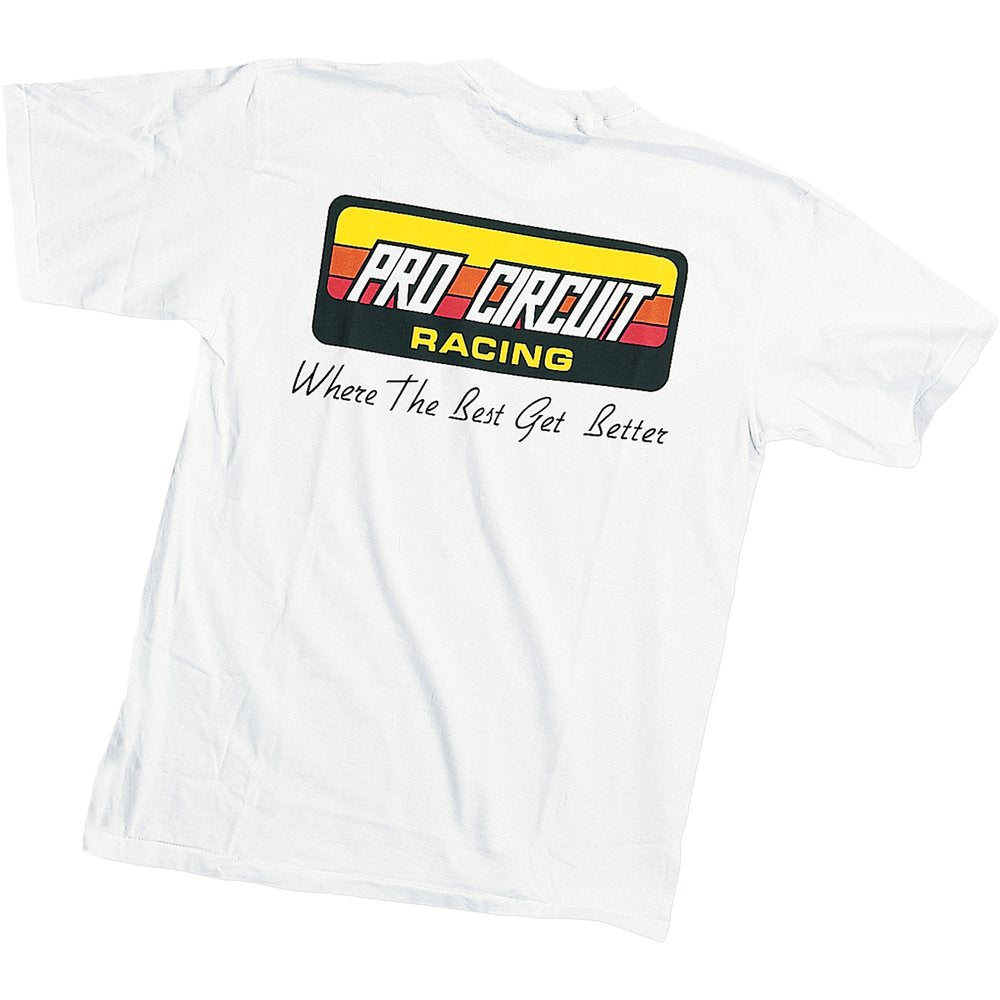 PRO CIRCUIT Original Logo T-Shirt - White - Medium PC0118-0120