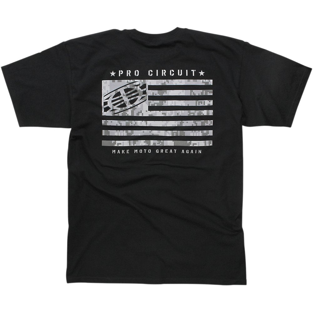 PRO CIRCUIT Flag T-Shirt - Black - 2XL 6411810-50