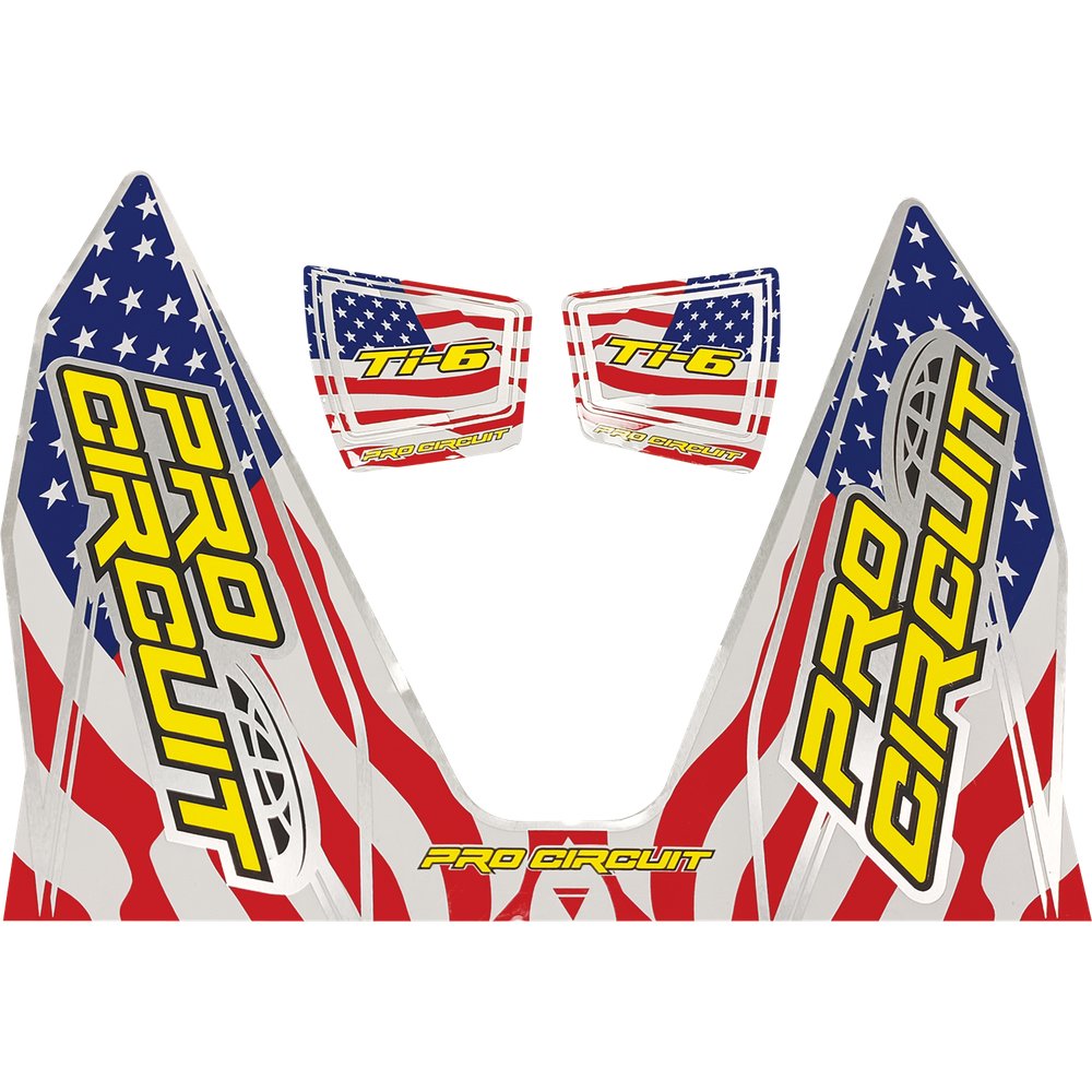 PRO CIRCUIT Ti-6 Decal - Stars and Stripes DC22TI6-SS