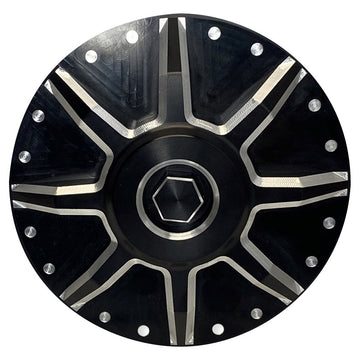 QUAD LOGIC Billet Airbox Cover for Can-Am - Black 500-1056-PU