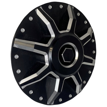 QUAD LOGIC Billet Airbox Cover for Can-Am - Black 500-1056-PU