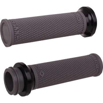 ODI Ruffian Lock-On Street Grips - TBW - Graphite/Black V30HTWH-B