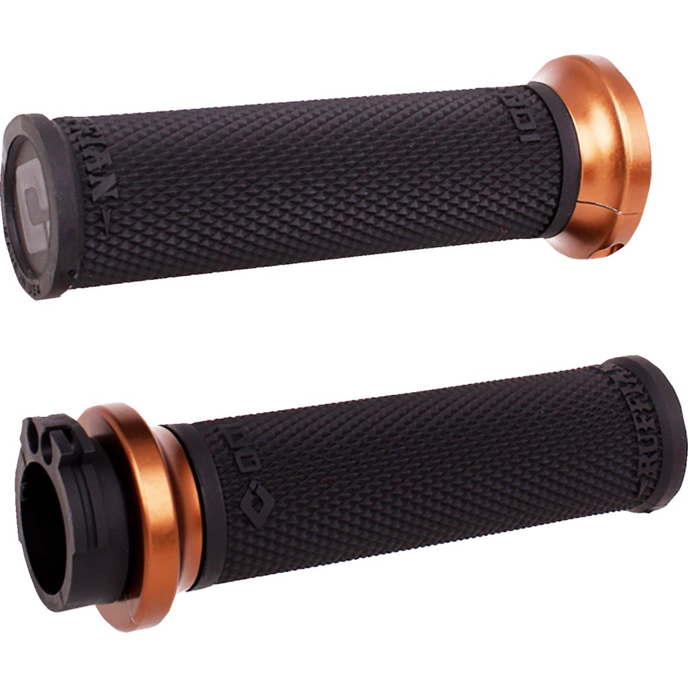 ODI Ruffian Lock-On Street Grips - Cable - Black/Bronze V30HCWB-Z