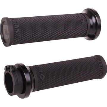ODI Ruffian Lock-On Street Grips - Cable - Black/Black V30HCWB-B
