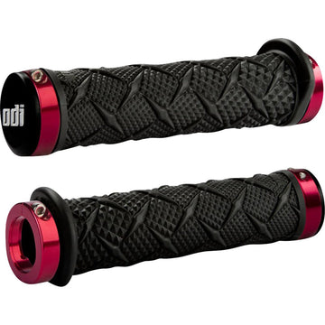 ODI Grips - Xtreme - Lock-On - Black/Red J30XTB-R