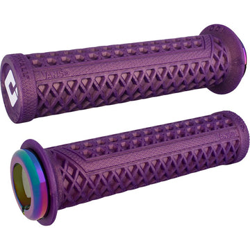 ODI Vans v2.1 Lock-On Grips - ATV - Purple/Oil Slick D33VNIP-OS