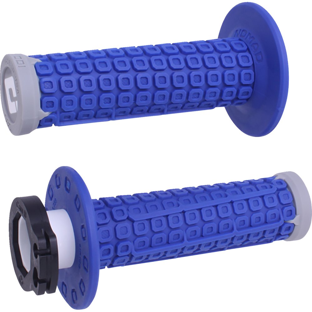 Odi Nomad Lock-On Grips - Off-Road - Blue/Gray H36NDUG