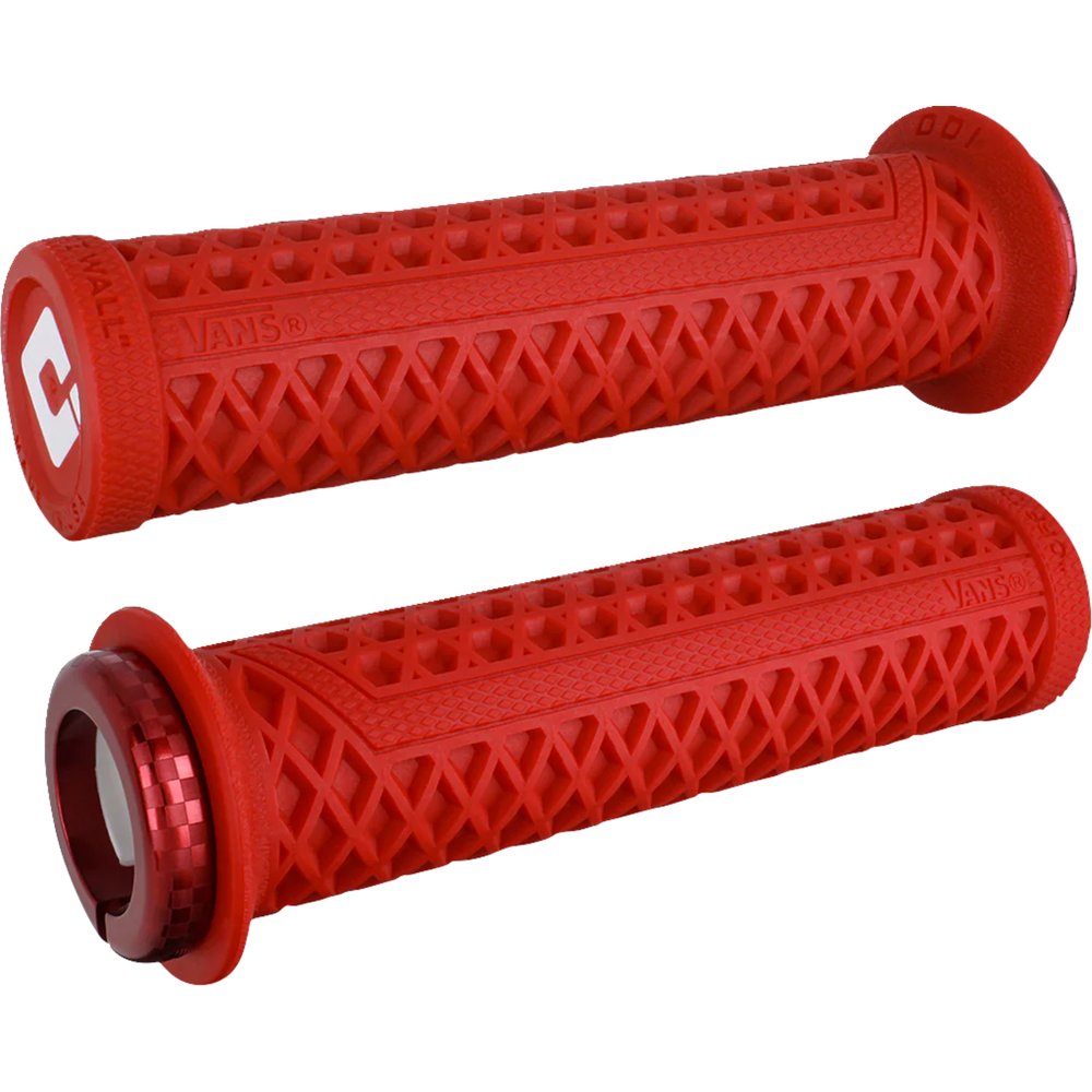 ODI Vans v2.1 Lock-On Grips - ATV - Red/Red D33VNR-R
