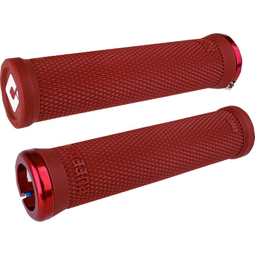 ODI Ruffian 2.1 Lock-On Grips - PWC - Dark Red/Red L33RFDR-R