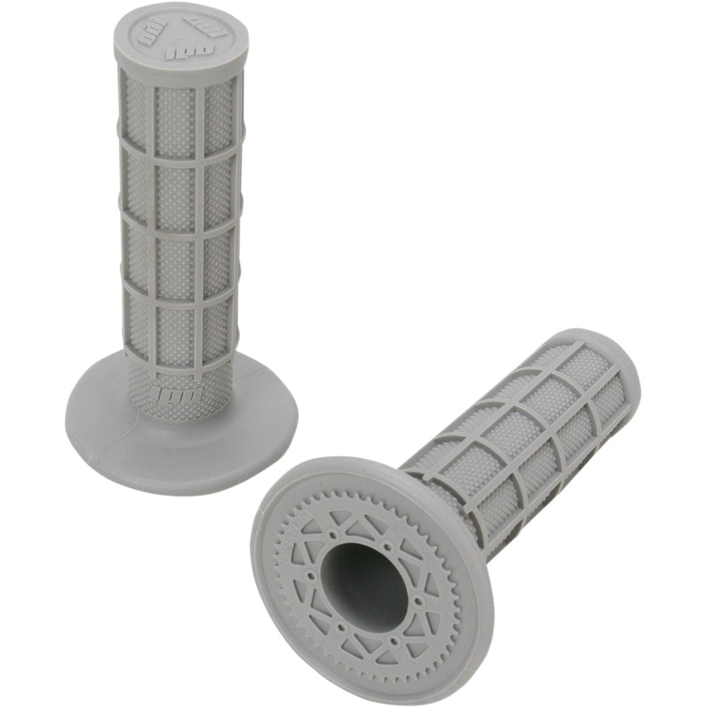 ODI Ruffian MX Full Waffle Single-Ply Grips - Gray H02RFG