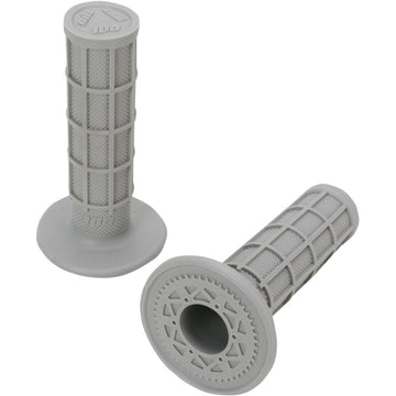 ODI Ruffian MX Full Waffle Single-Ply Grips - Gray H02RFG