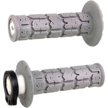 ODI V2 Rogue Lock-On Grips - Gray H36RGG