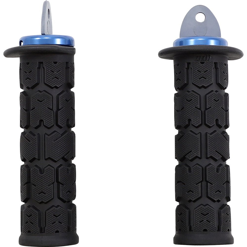 ODI Rogue ATV/PWC Grips - Black/Blue J33RGB-U
