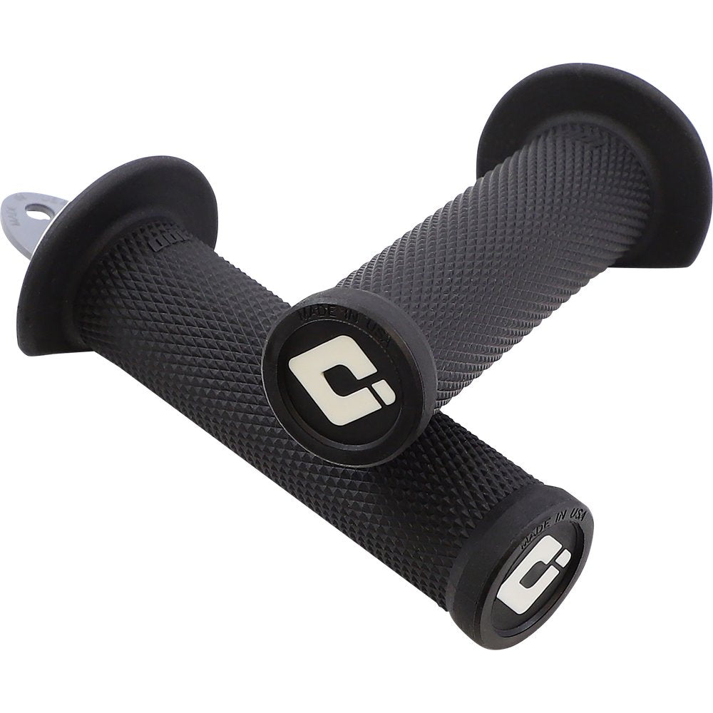 ODI Ruffian ATV/PWC Grips - Black/Silver J33RFB-S
