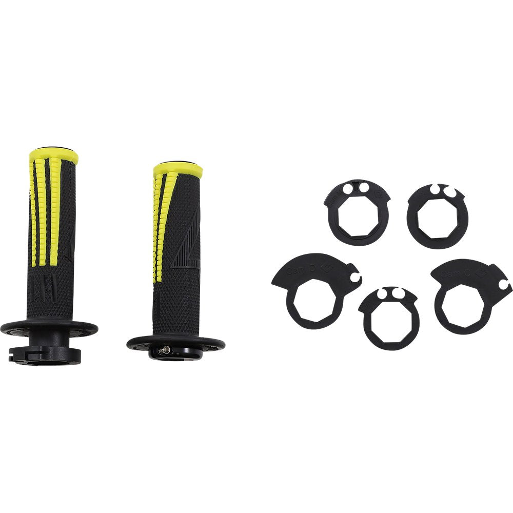 ODI Emig Pro V2 Lock-On Grips - Black/Yellow H36EPBY
