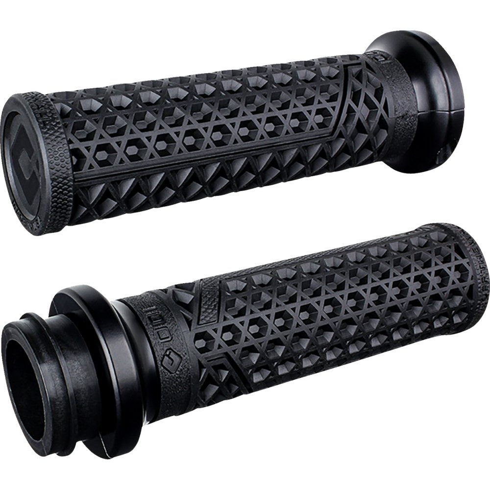 ODI Vans Harley Davidson Grips - Cable - Black/Black V31VHCWB-MB