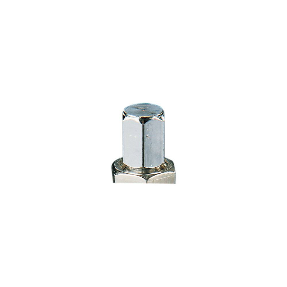 PARTS UNLIMITED Valve Stem - Bolt-In - Chrome 75012