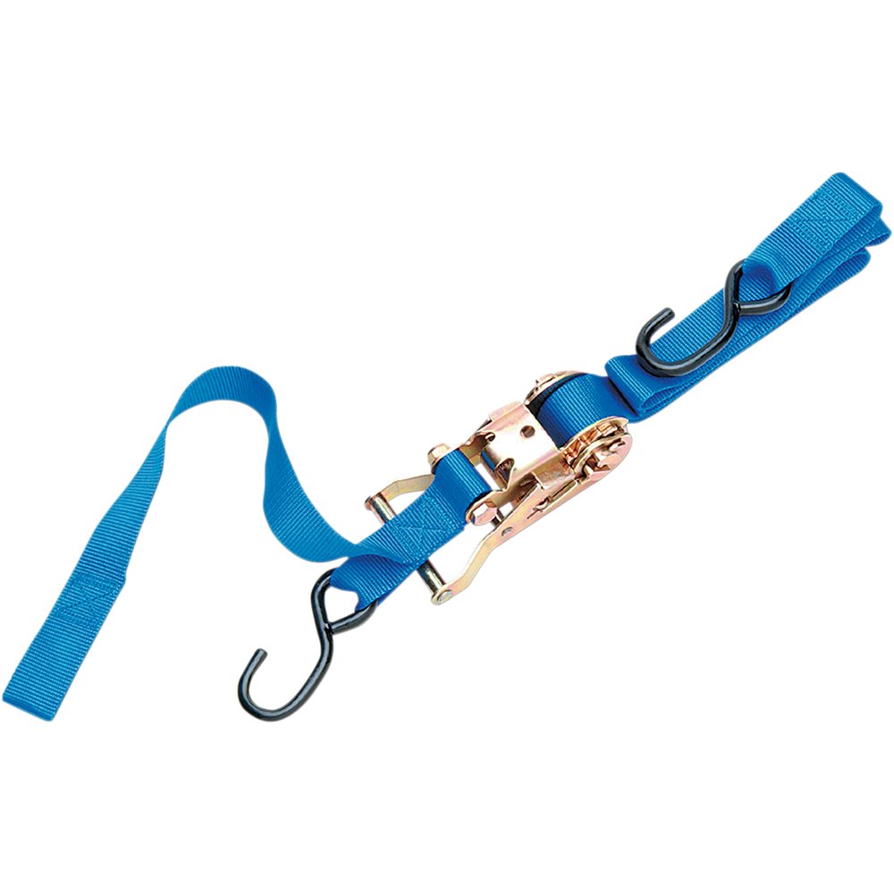 PARTS UNLIMITED 1" Ratchet Tied Down - Assist - Blue 3920-0076