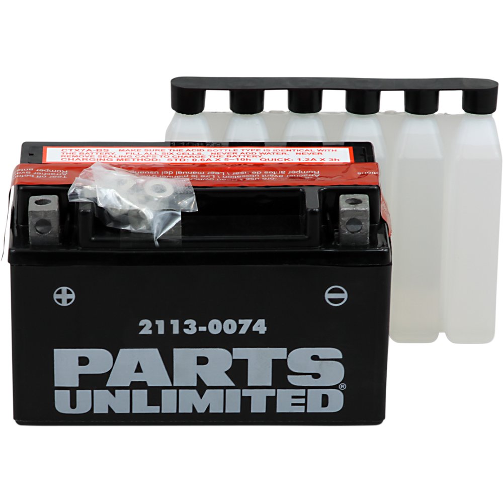 PARTS UNLIMITED AGM Battery - YTX7A-BS .35 L CTX7A-BS