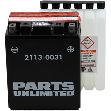 PARTS UNLIMITED AGM Battery - YTX14AHLBS .732 L CTX14AHL-BS