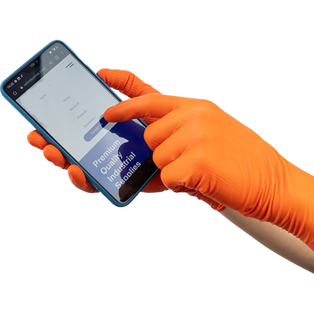 PARTS UNLIMITED Nitrile Gloves - 8.5 MIL - Medium - 100-Pack PU-GLV85OM