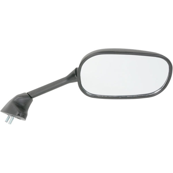 Parts Unlimited Mirror - Side View - Rectangle - Black - Right R1-1000-RH