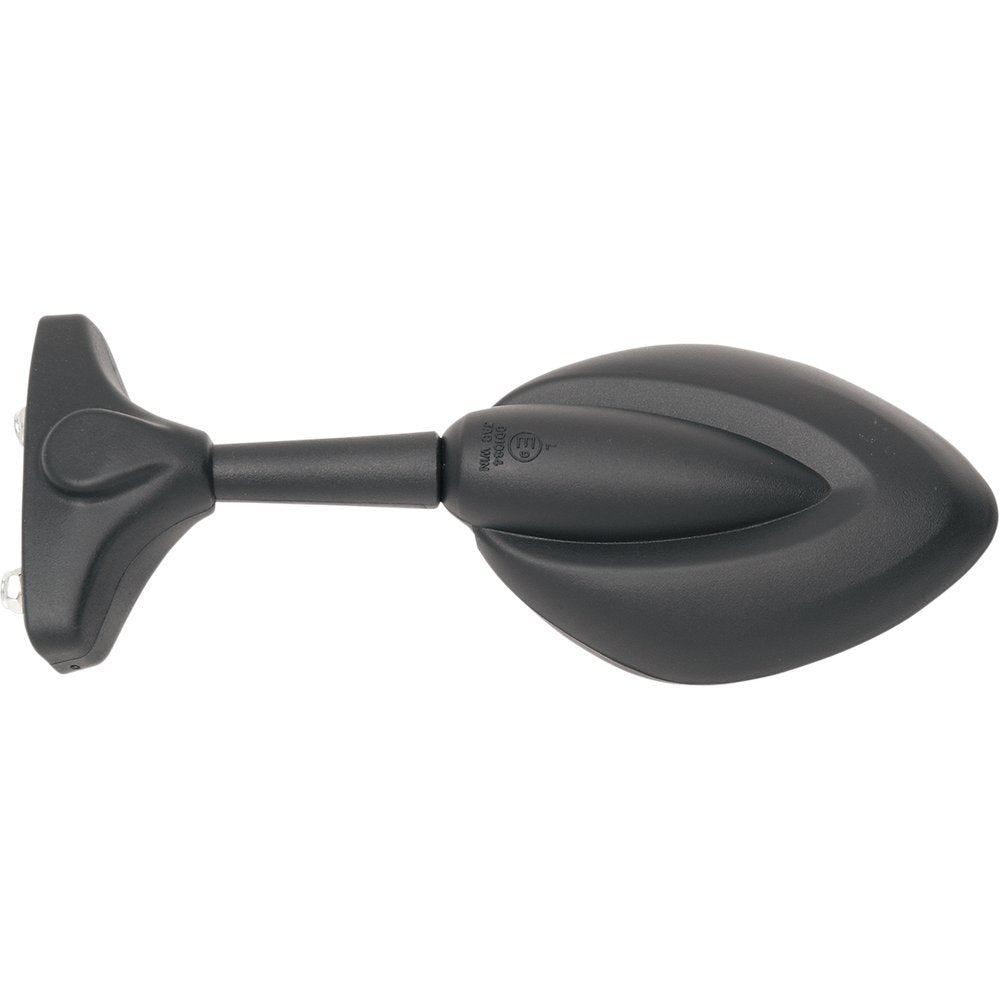 PARTS UNLIMITED Mirror - Side View - Teardrop - Black - Left/Right - Each JY121A-BLK