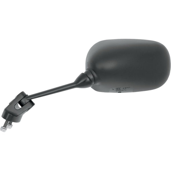 Parts Unlimited Mirror - Side View - Rectangle - Black - Left JY137LH