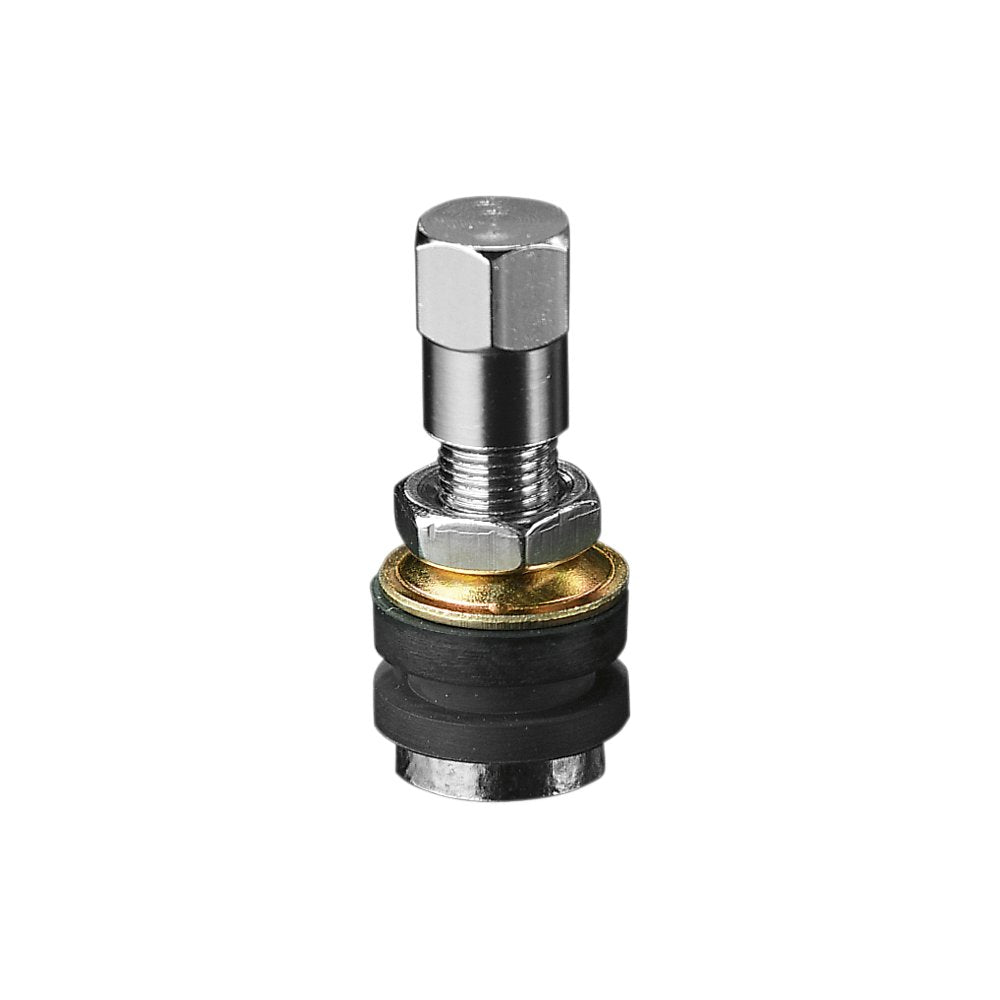 Parts Unlimited Valve Stem - Straight - Chrome - 1-3/16" VS1218R