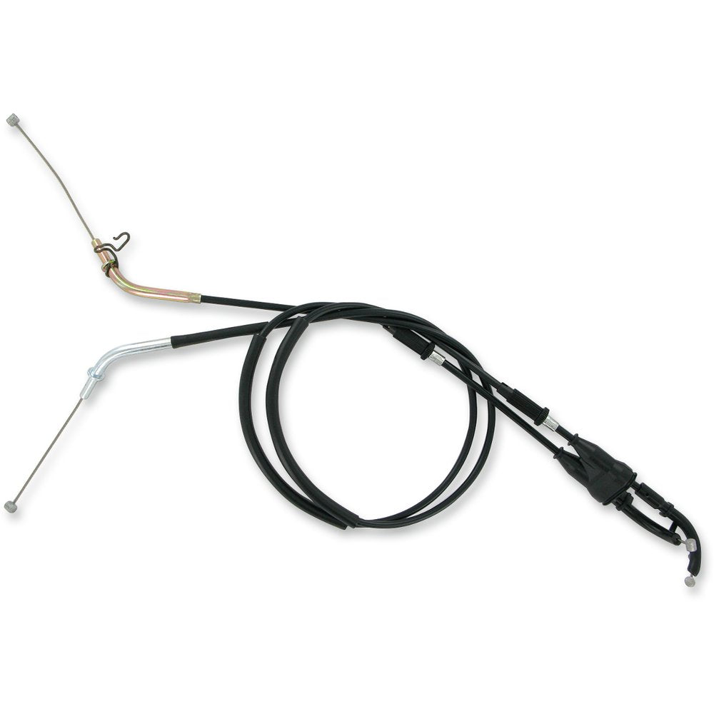PARTS UNLIMITED Black Vinyl Throttle Cable - Kawasaki 54012-0165